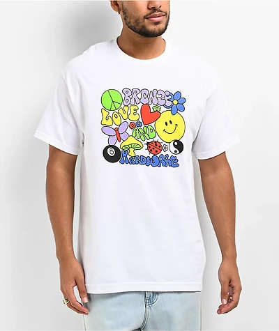 Bronze 56K Love & Hardware White T-Shirt