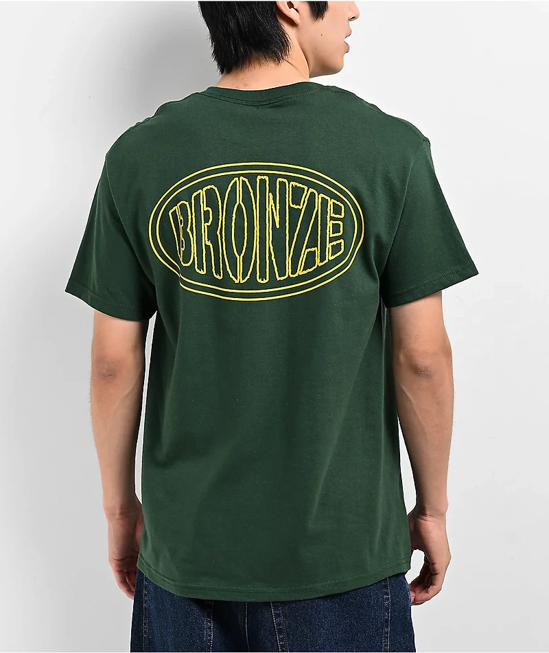 Bronze 56K Oval Frost Green T-Shirt