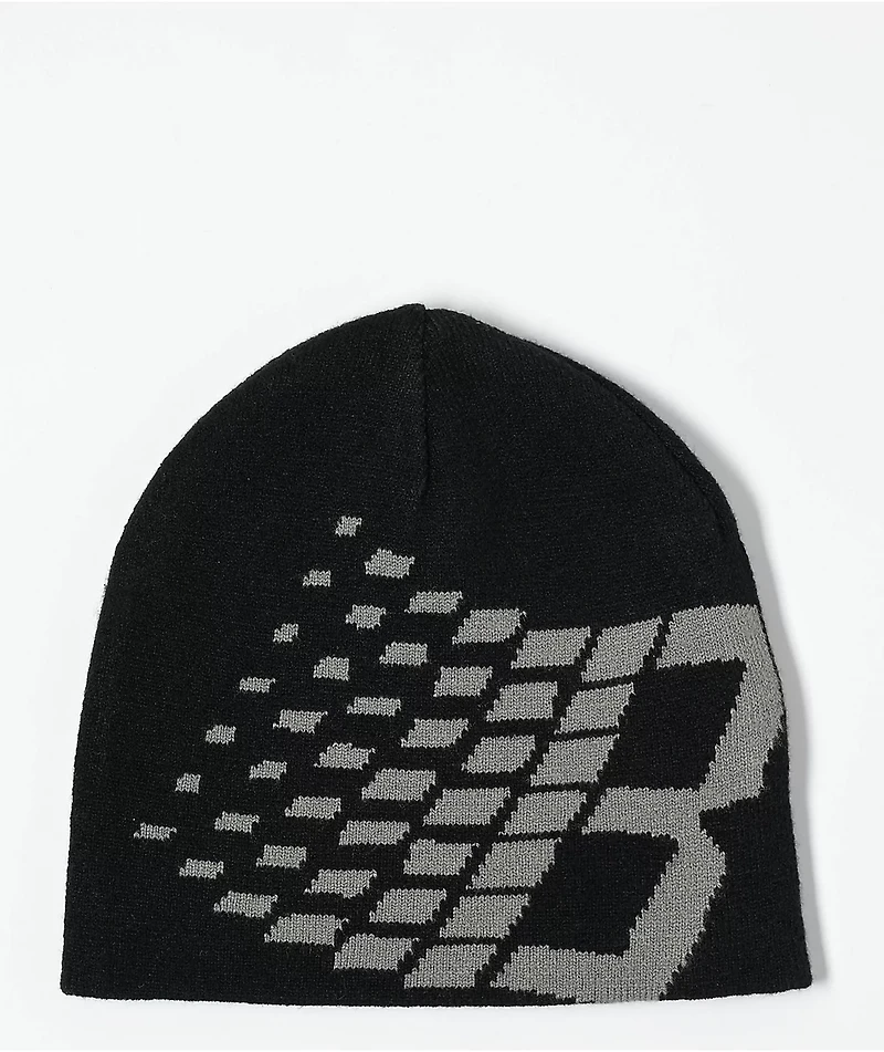 Bronze 56K Reversible Black & Navy Skully Beanie