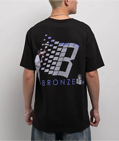 Bronze 56K Roller Logo Black T-Shirt