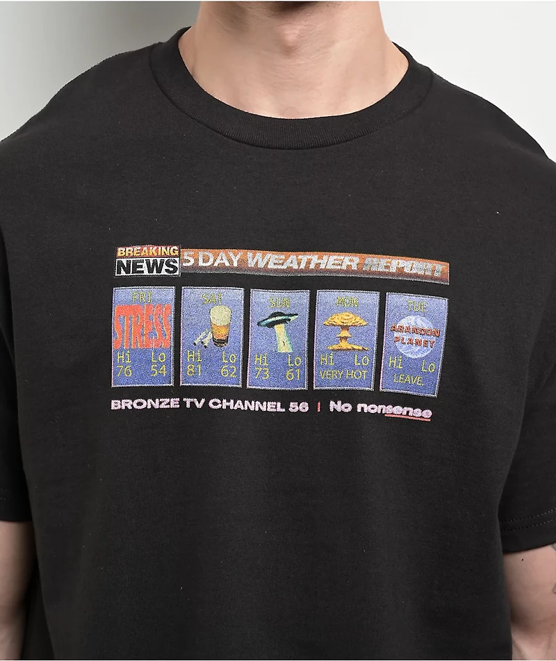 Bronze 56K Weather Black T-Shirt