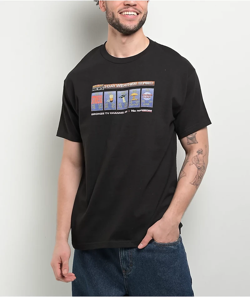 Bronze 56K Weather Black T-Shirt