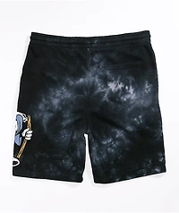 Brooklyn Projects Paradise Lost Black Tie Dye Sweat Shorts