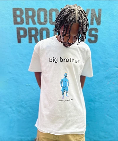 Brooklyn Projects x Big Brother Shit White T-Shirt