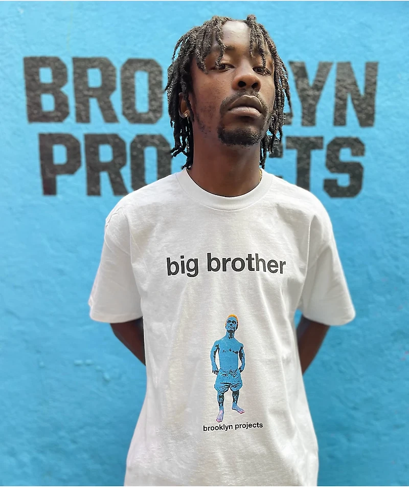 Brooklyn Projects x Big Brother Shit White T-Shirt