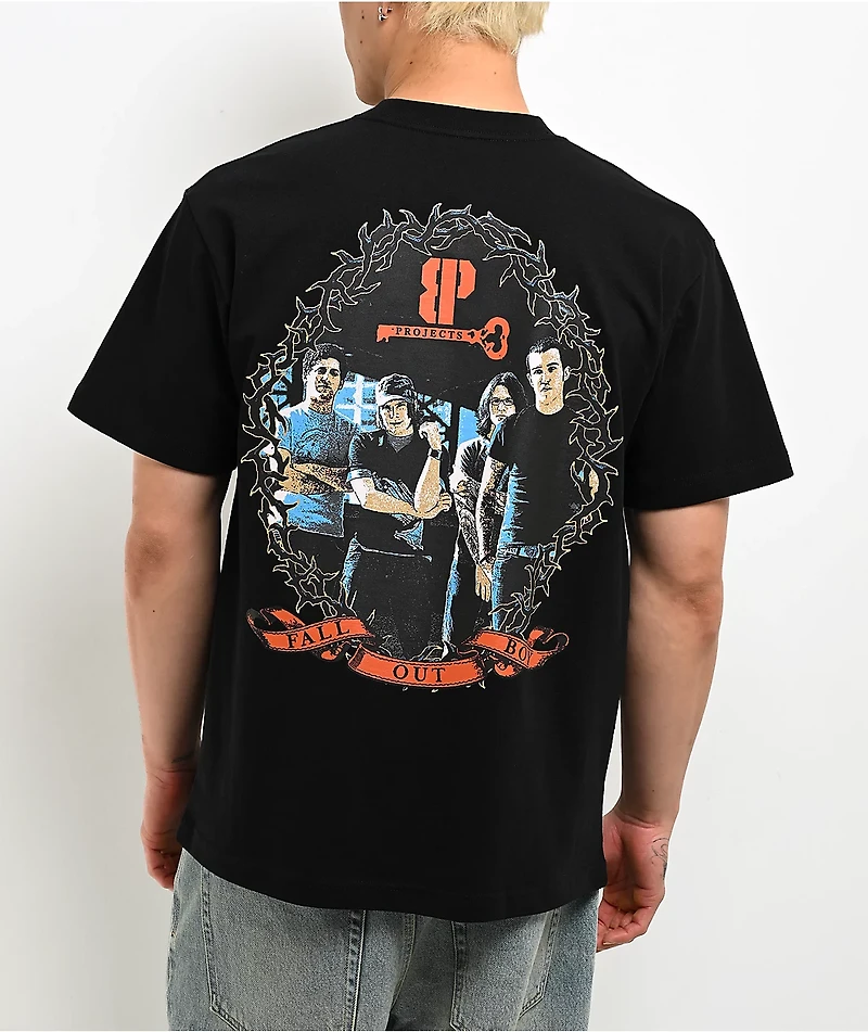 Brooklyn Projects x Fall Out Boy Band Black T-Shirt