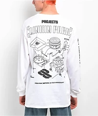 Brooklyn Projects x Linkin Park Exploded White Long Sleeve T-Shirt