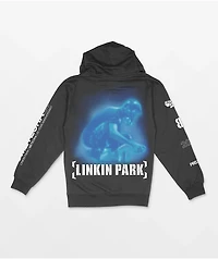 Brooklyn Projects x Linkin Park Overspray Black Wash Zip Hoodie