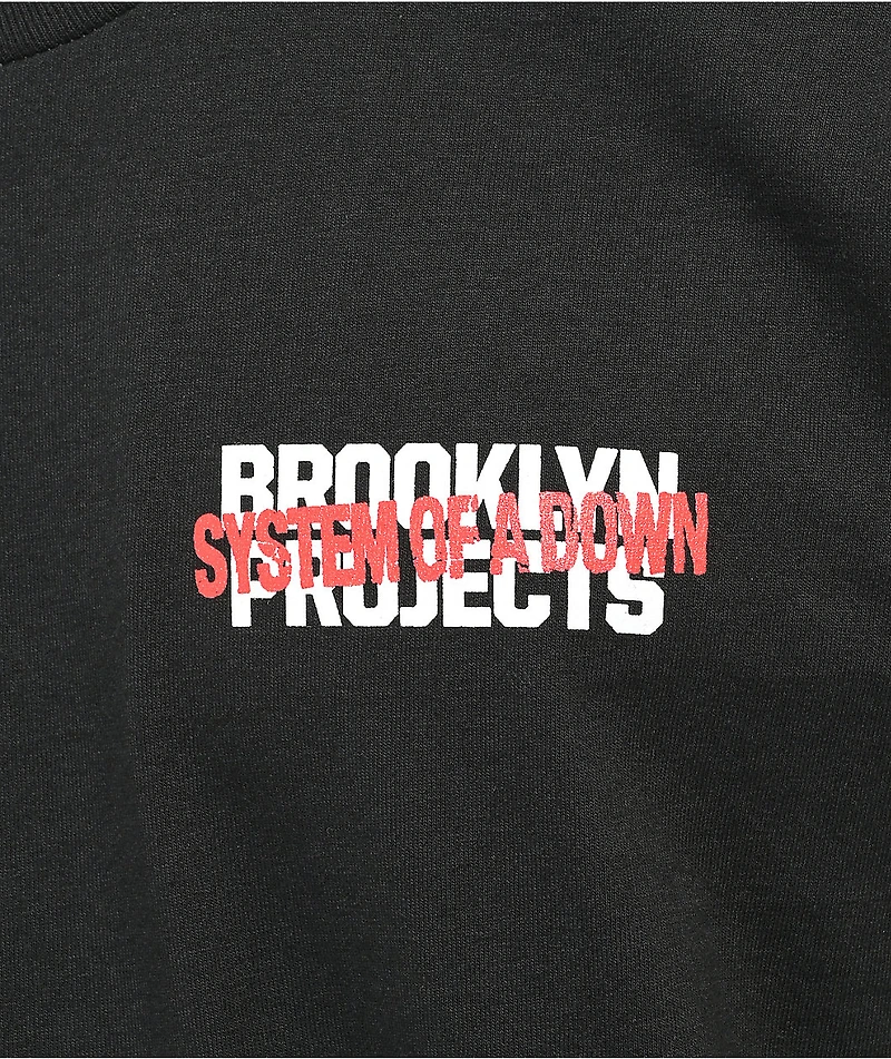 Brooklyn Projects x System Of A Down Hollywood Black T-Shirt