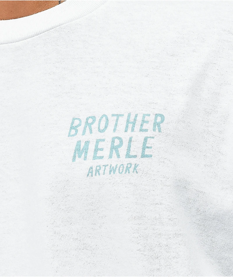 Brother Merle Peace & TP White T-Shirt