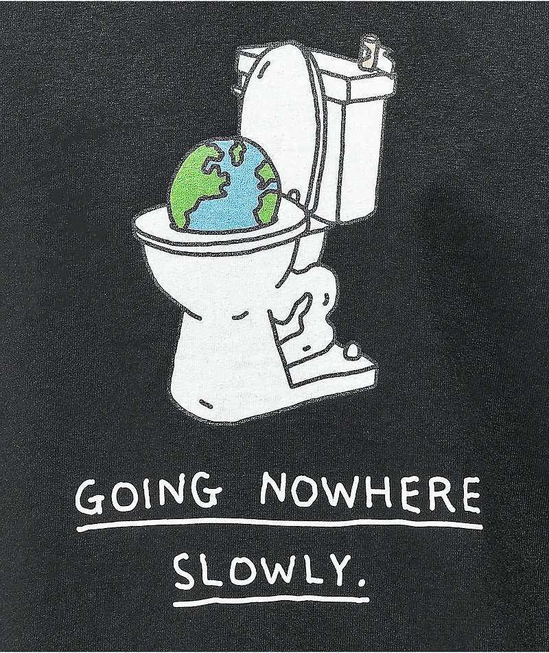 Brother Merle Toilet World Black T-Shirt