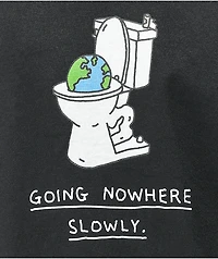 Brother Merle Toilet World Black T-Shirt