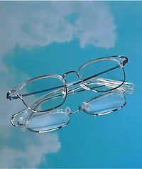 Browline Pretenders Clear Square Glasses