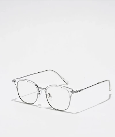 Browline Pretenders Clear Square Glasses