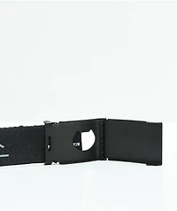 Buckle Down Kanji Black Web Belt