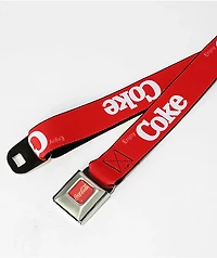 Buckle Down x Coca-Cola Enjoy Coke Red Seatbelt Belt