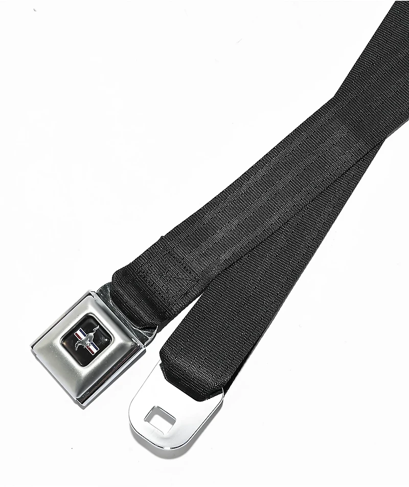 Buckle Down x Ford Mustang Black Seatbelt Belt