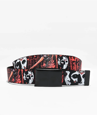 Buckle Down x Friday The 13th Black Web Belt