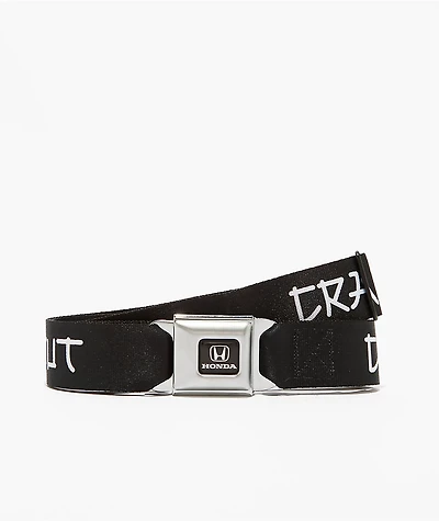 Buckle Down x Honda Crash Out Black Seatbelt Belt