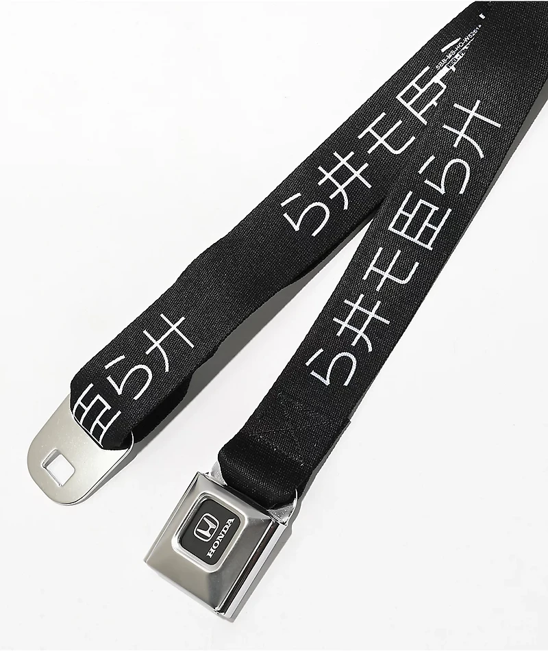Buckle Down x Honda Sheesh Black Seatbelt Belt