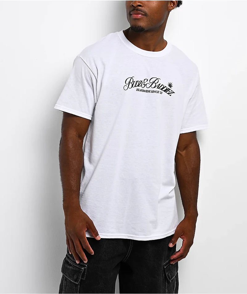 Budz & Baddiez Ganja Smuggler White T-Shirt