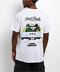 Budz & Baddiez Ganja Smuggler White T-Shirt
