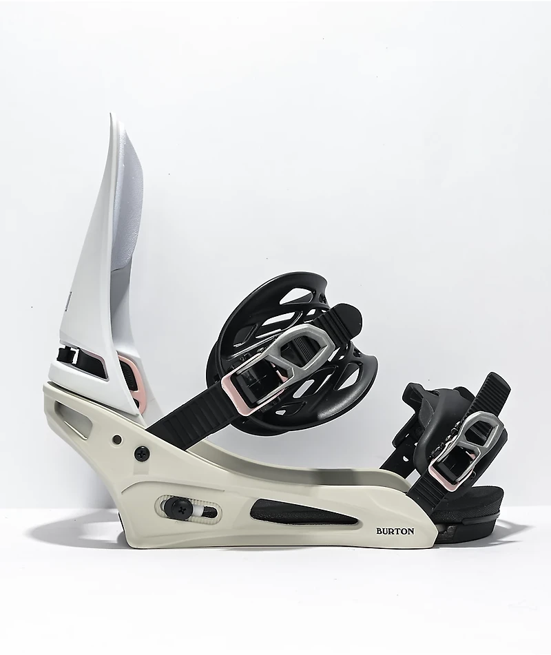 Burton Cartel White Snowboard Bindings 2022