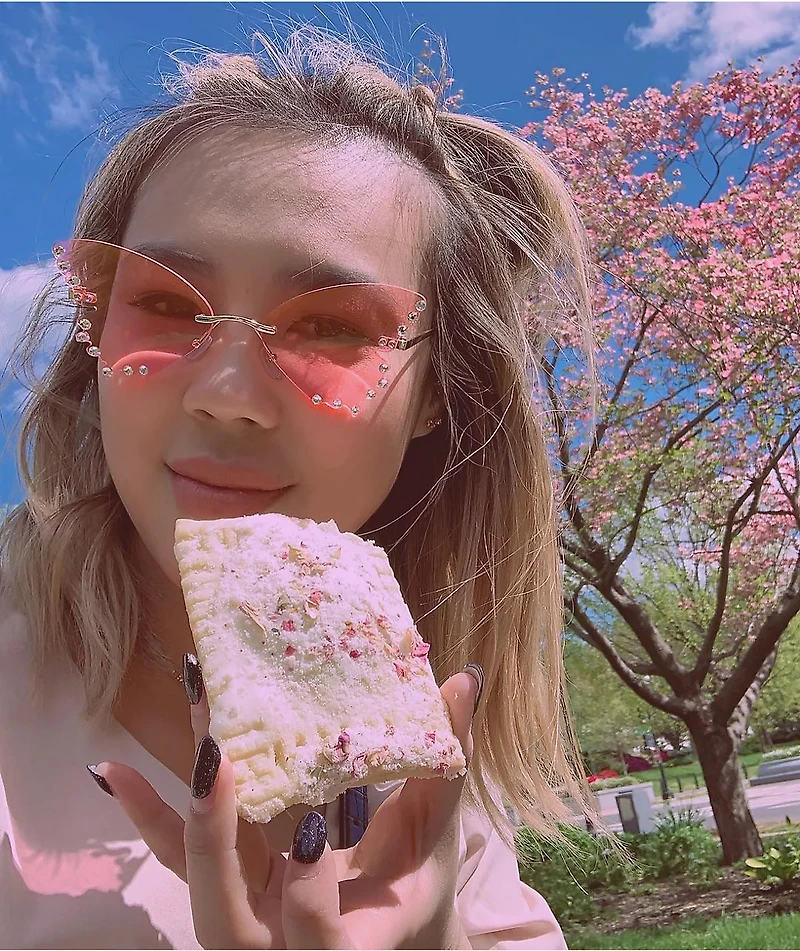 Butterfly Jewel Pink Sunglasses