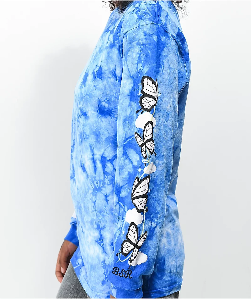 By Samii Ryan Angel Butterfly Tie Dye Long Sleeve T-Shirt