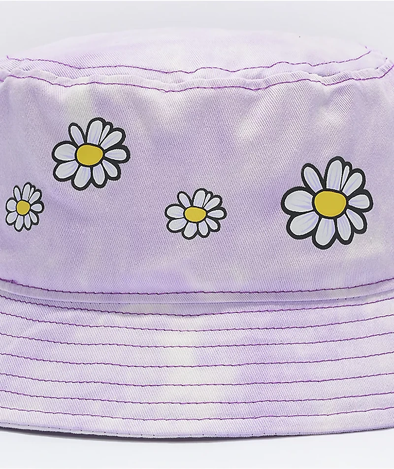 By Samii Ryan Daisy Lavender Tie Dye Bucket Hat