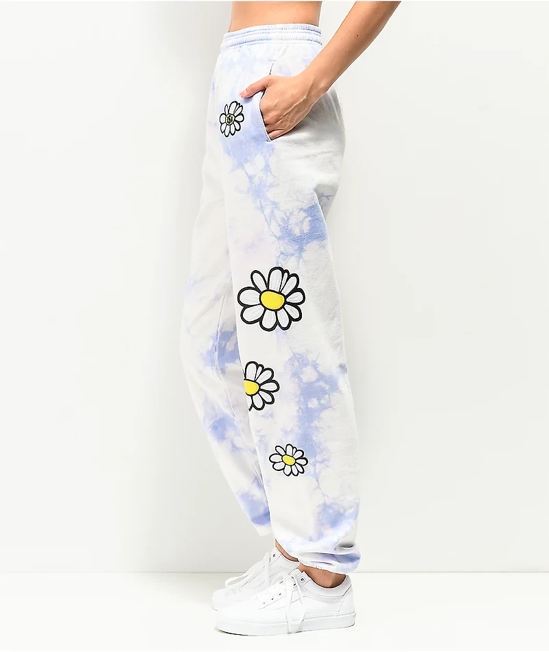 By Samii Ryan Daisy Purple Tie Dye Sweatpants