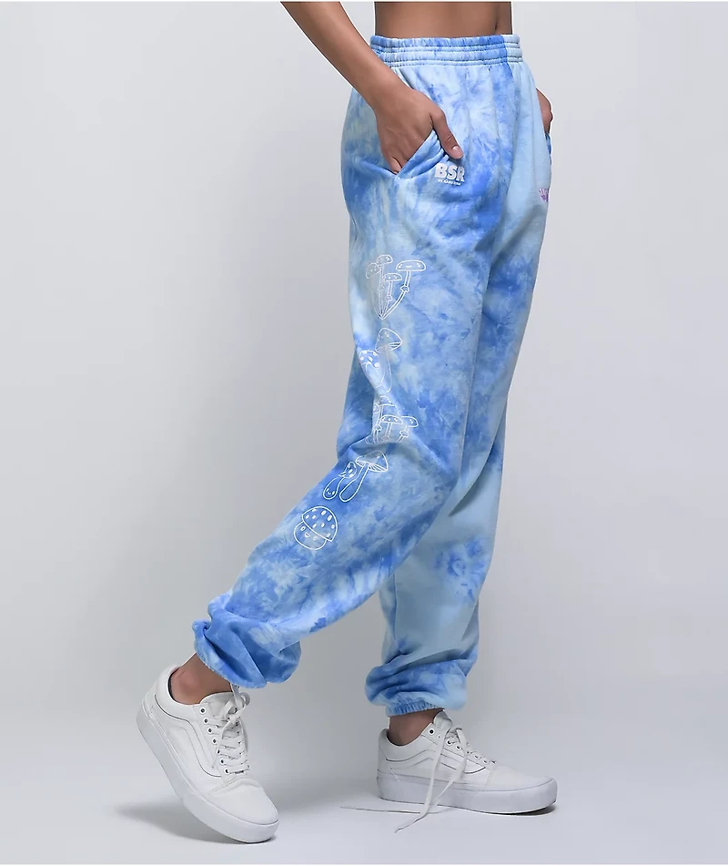 By Samii Ryan Day Dreamer Blue Tie Dye Sweatpants