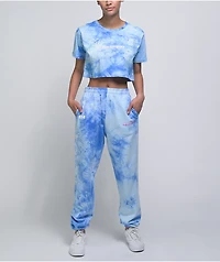 By Samii Ryan Day Dreamer Blue Tie Dye Sweatpants