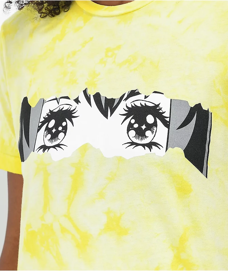 By Samii Ryan Eye See U Yellow Tie Dye T-Shirt