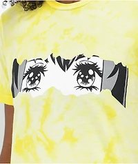 By Samii Ryan Eye See U Yellow Tie Dye T-Shirt