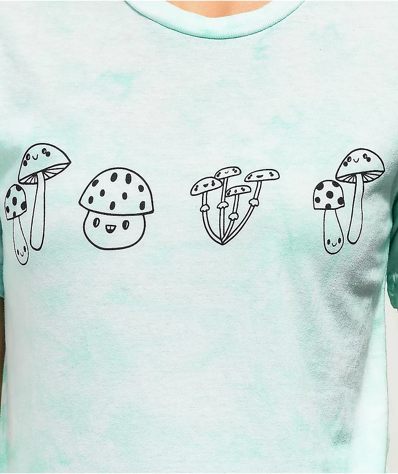 By Samii Ryan Fungi Green Tie Dye T-Shirt