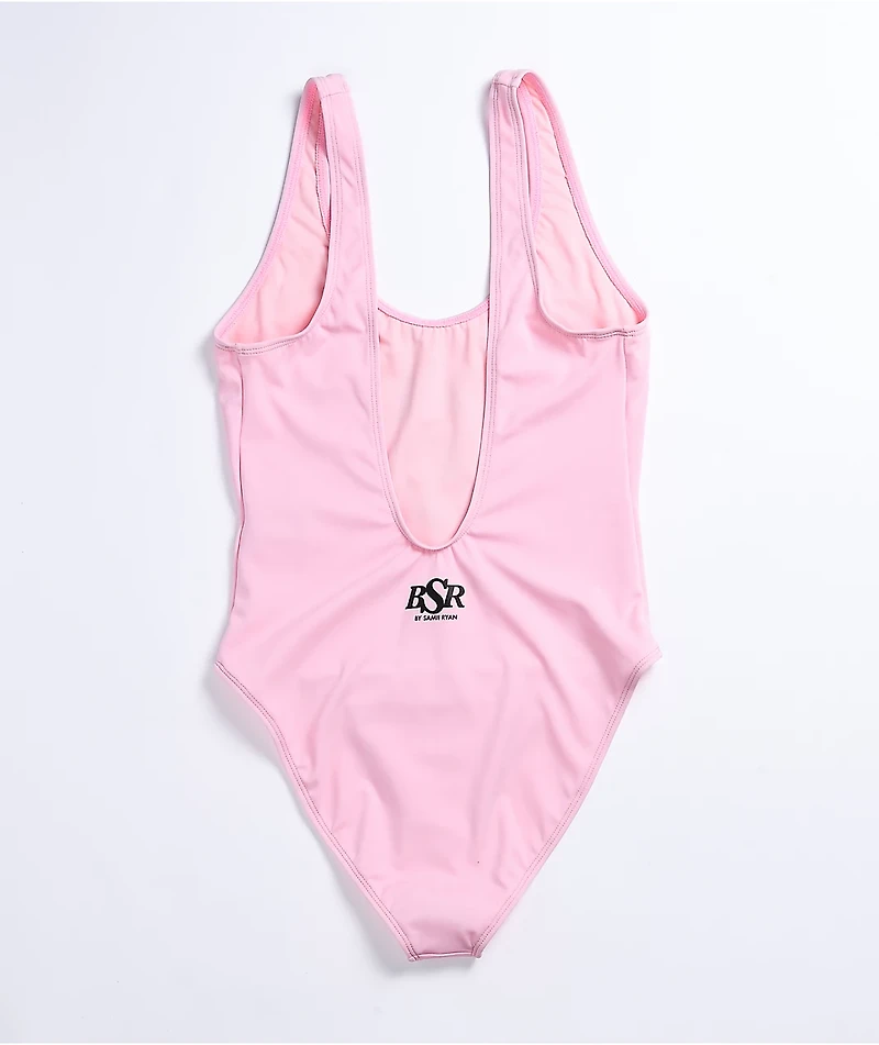 By Samii Ryan Goodbye Rose Pink One Piece Swimsuit