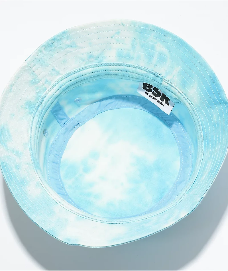 By Samii Ryan I See You Blue Tie Dye Bucket Hat