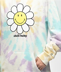 By Samii Ryan x Smiley Chill Baby Multicolor Tie Dye Hoodie