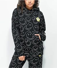 By Samii Ryan x Smiley Universe Black Hoodie