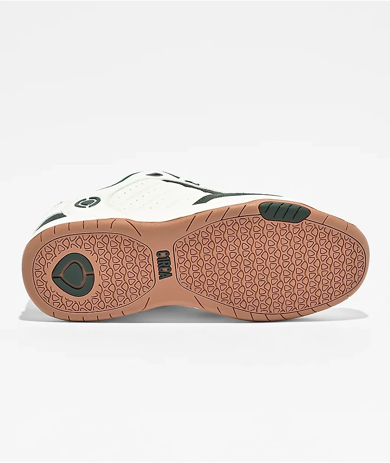 C1RCA CX201R White & Green Skate Shoes