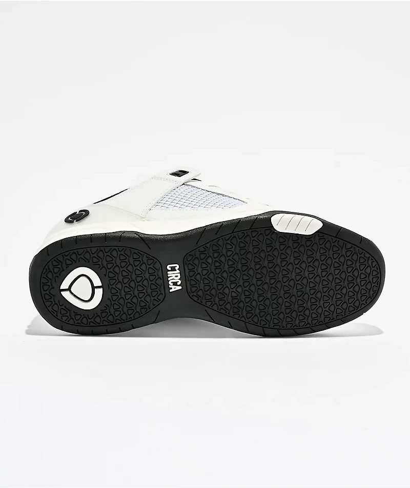 C1RCA Tave TT White & Black Skate Shoes