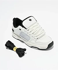 C1RCA Tave TT White & Black Skate Shoes