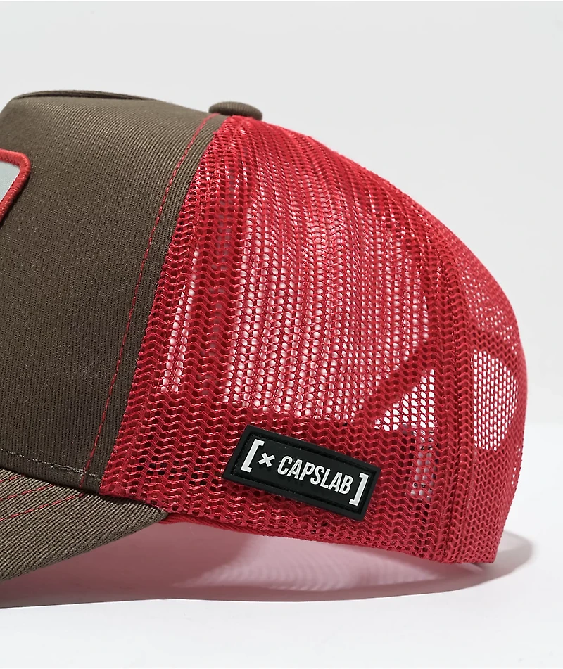 CAPSLAB x Street Fighter Ryu Red Trucker Hat