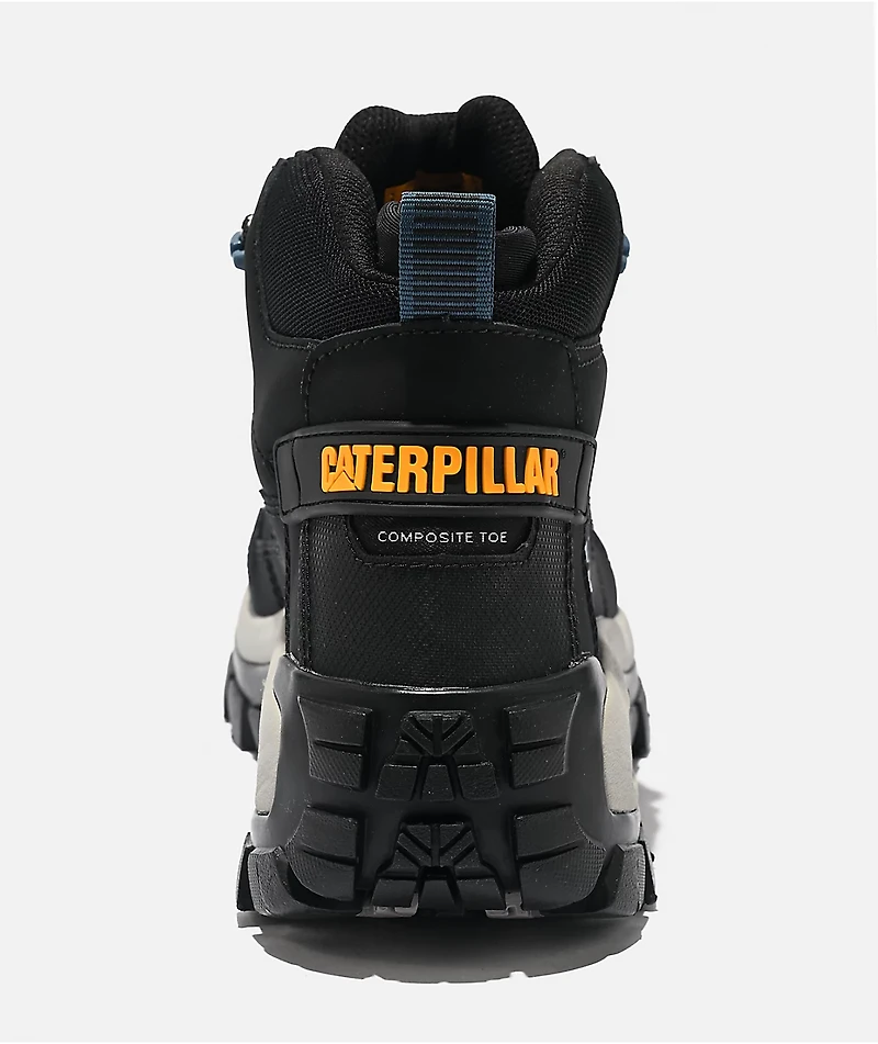 CAT Footwear Invader Mid Vent Composite Toe Black Work Boots