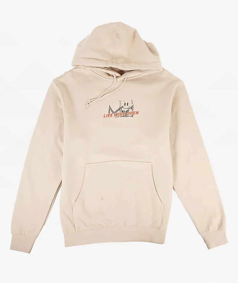 CBoysTV Checker Smile Sand Hoodie