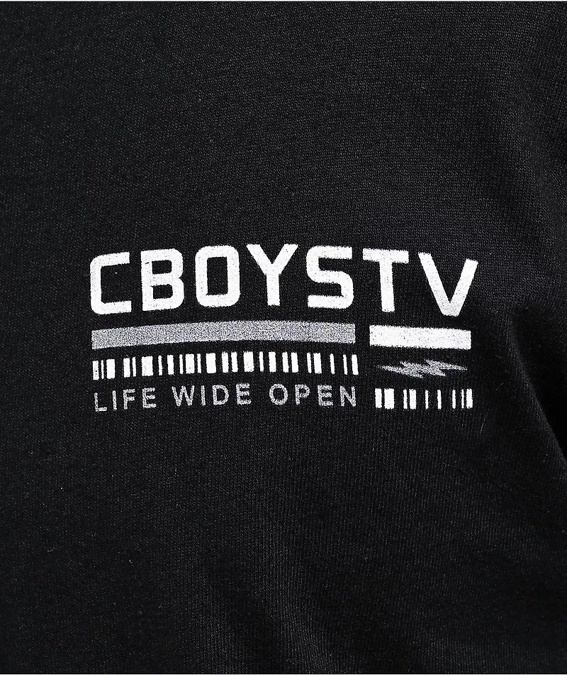 CBoysTV Crate Motor Black T-Shirt