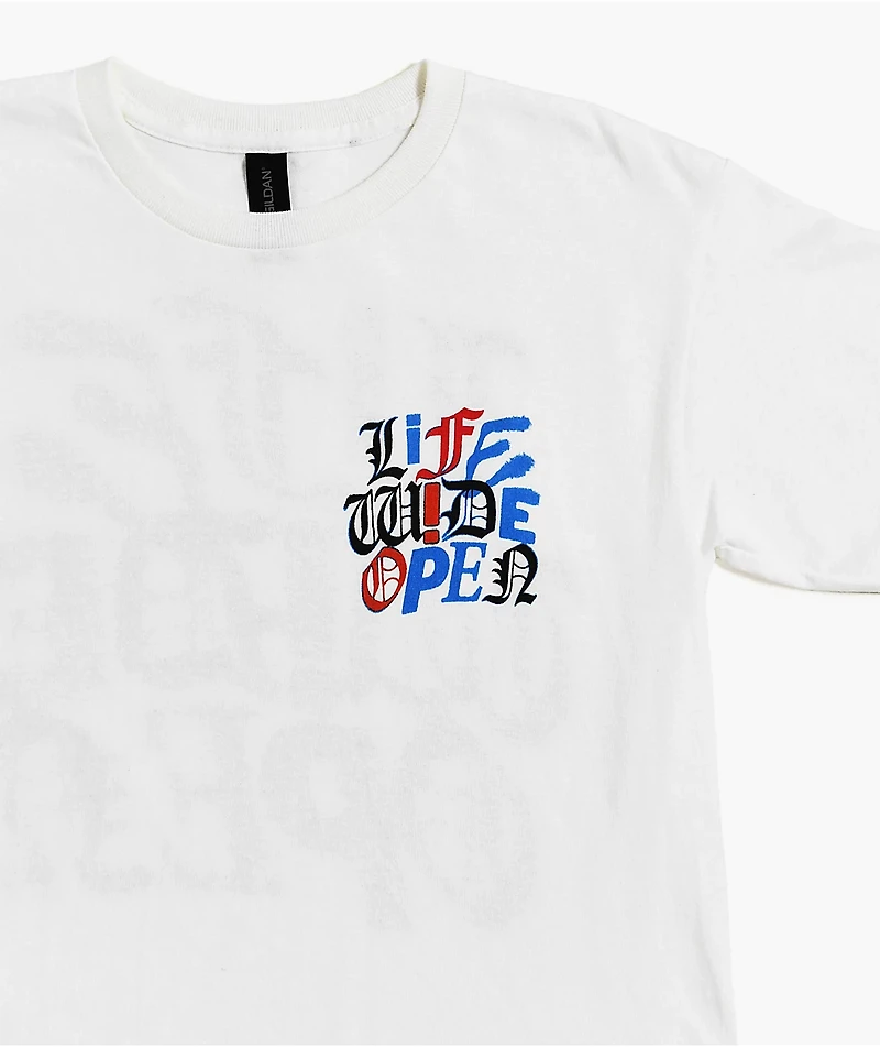 CBoysTV Kids Scrambled White T-Shirt