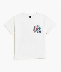 CBoysTV Kids Scrambled White T-Shirt