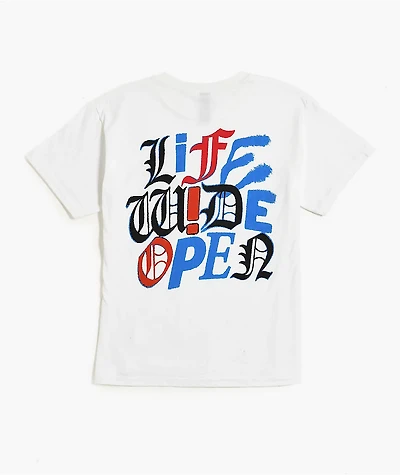 CBoysTV Kids Scrambled White T-Shirt